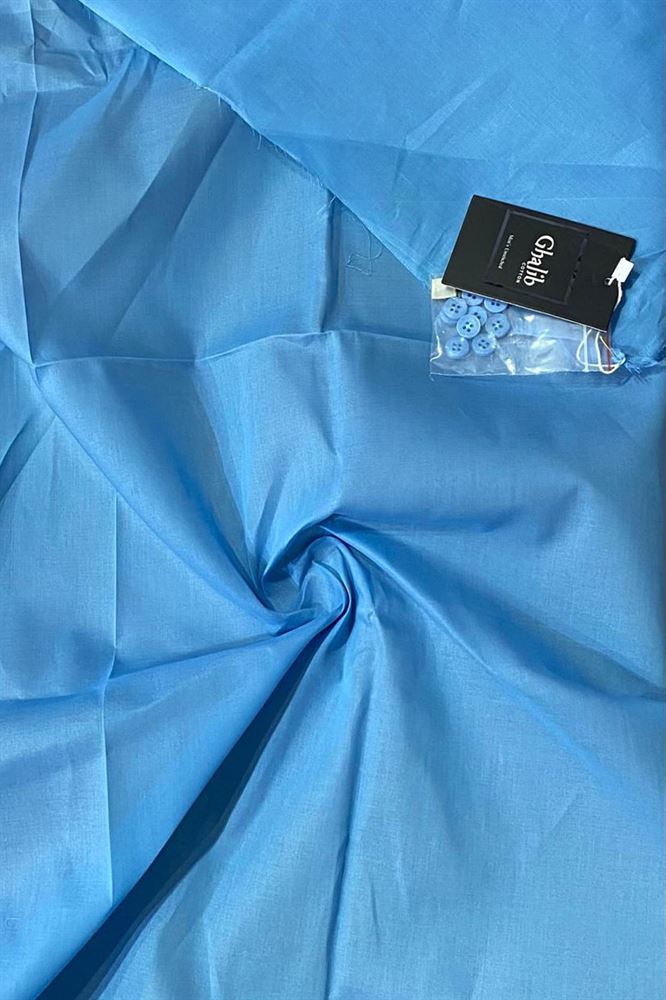 Men's Cotton Suits by Ghalib Laths - Casual mild blue